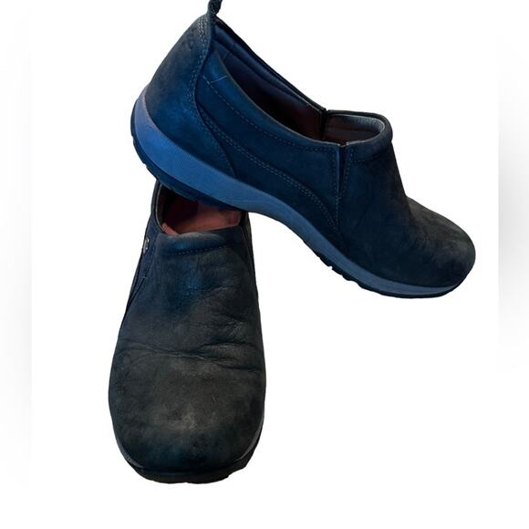 Dansko Ryka Black Nubuck Suede Womens Slip On Clogs with Vibram Sole 40 (9) - Picture 1 of 11